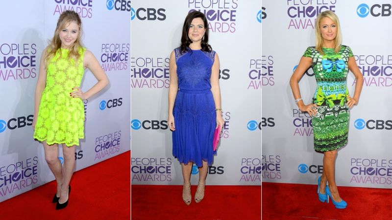 Illustration for article titled Celebs Dress to Burn Retinas at the People's Choice Awards